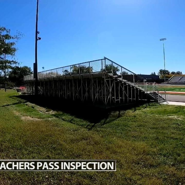 JCPS says new bleachers at Louisville high school reinspected after railing collapse